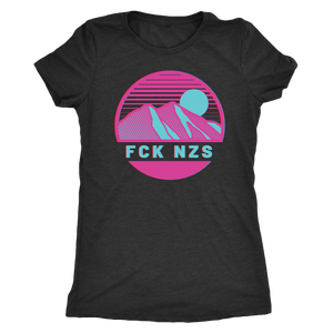 FCK NZS Vapor Mountains Shirt T-shirt - Gemmed Firefly