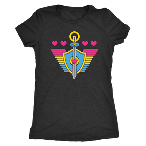 Pansexual Paladin (Badge Only) T-shirt  - Gemmed Firefly