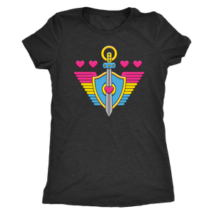 Pansexual Paladin (Badge Only) T-shirt - Gemmed Firefly