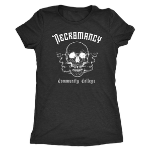 Necromancy Community College T-shirt - Gemmed Firefly