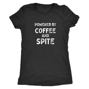 Powered By Coffee and Spite T-shirt - Gemmed Firefly