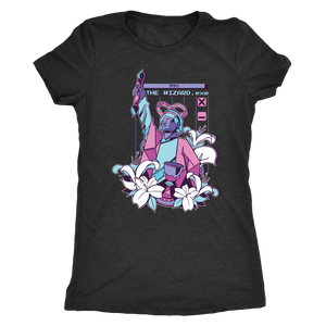 The Magician Tarot in Cyber Vapor T-shirt - Gemmed Firefly