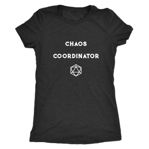 DM Chaos Coordinator D20 T-shirt - Gemmed Firefly