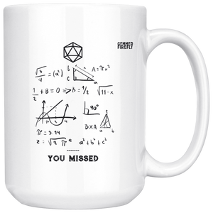 Dungeon Math Mug Drinkware - Gemmed Firefly