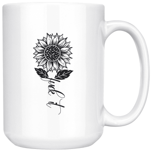 Sunflower Fuck It Mug Drinkware - Gemmed Firefly