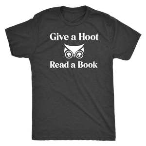 Give A Hoot Read A Book Shirt T-shirt - Gemmed Firefly
