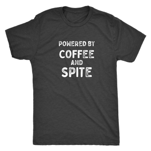 Powered By Coffee and Spite T-shirt - Gemmed Firefly