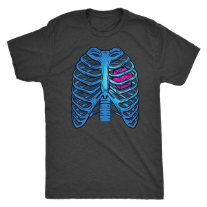 D20 Heart and Vapor Ribs T-shirt - Gemmed Firefly