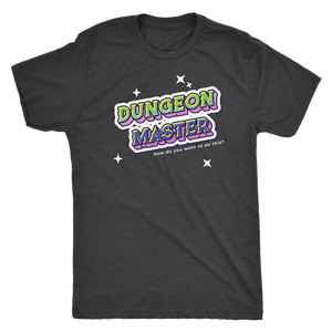 Dungeon Master Retro Title T-shirt - Gemmed Firefly