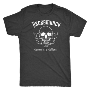Necromancy Community College T-shirt - Gemmed Firefly