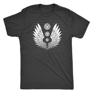 D20 Wings of Future Radiance T-shirt - Gemmed Firefly