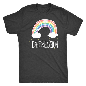 Depression Rainbow Shirt T-shirt - Gemmed Firefly