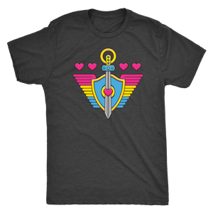 Pansexual Paladin (Badge Only) T-shirt - Gemmed Firefly