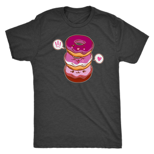 Lesbian Flag Cutie Donuts T-shirt - Gemmed Firefly