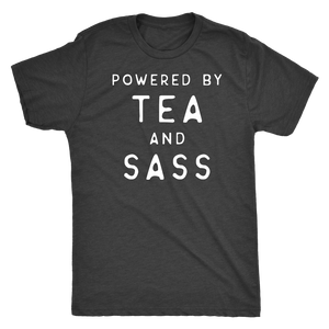 Powered by Tea and Sass T-shirt - Gemmed Firefly