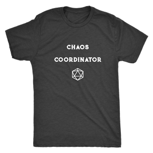 DM Chaos Coordinator D20 T-shirt - Gemmed Firefly