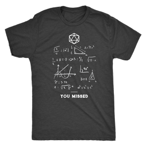Dungeon Math T-shirt - Gemmed Firefly