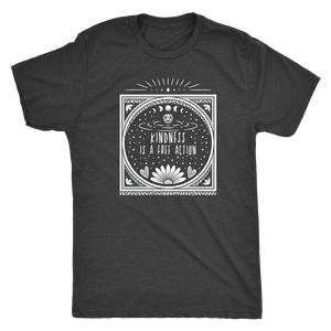 Kindness is a Free Action T-shirt - Gemmed Firefly