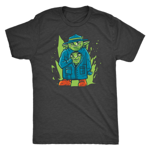 Two Goblins in a Trench Coat T-shirt - Gemmed Firefly