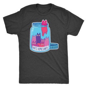 Anti-Depressants Bottle T-shirt - Gemmed Firefly