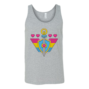 Pansexual Paladin (Badge Only) T-shirt - Gemmed Firefly