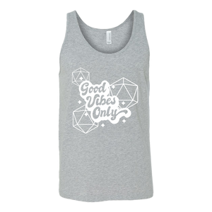 Good Vibes Only D20s T-shirt - Gemmed Firefly