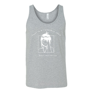 That's a Terrible Idea Roll Initiative (Game Goddess) T-shirt - Gemmed Firefly