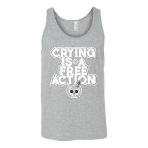 Crying is a Free Action T-shirt - Gemmed Firefly