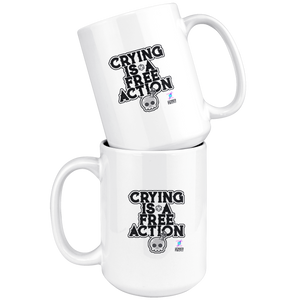 Crying is a Free Action Mug Drinkware - Gemmed Firefly