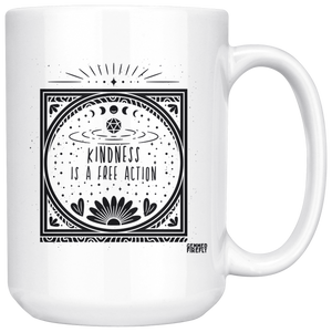 Kindness is a Free Action Mug Drinkware - Gemmed Firefly