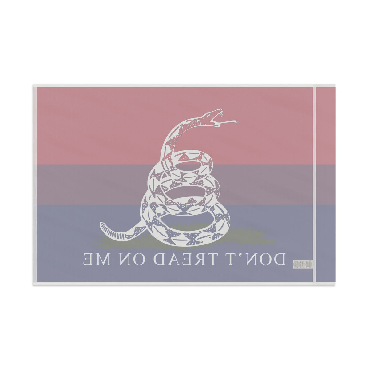 Bisexual PRIDE Gadsden Flag Home Decor  - Gemmed Firefly