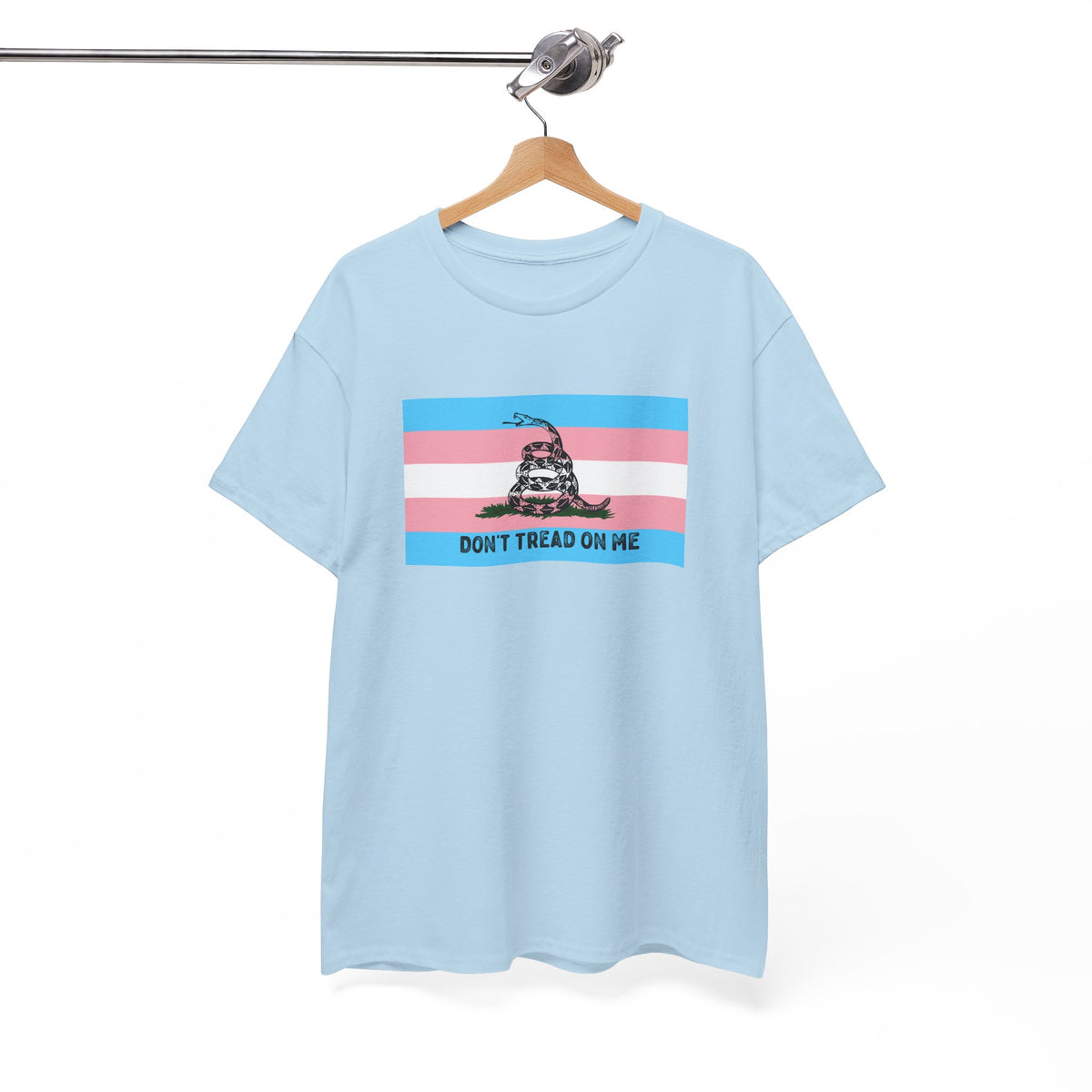 Trans Pride 'Don't Tread On Me' Tee — Transgender LGBTQ PRIDE Gadsden Flag T-Shirt