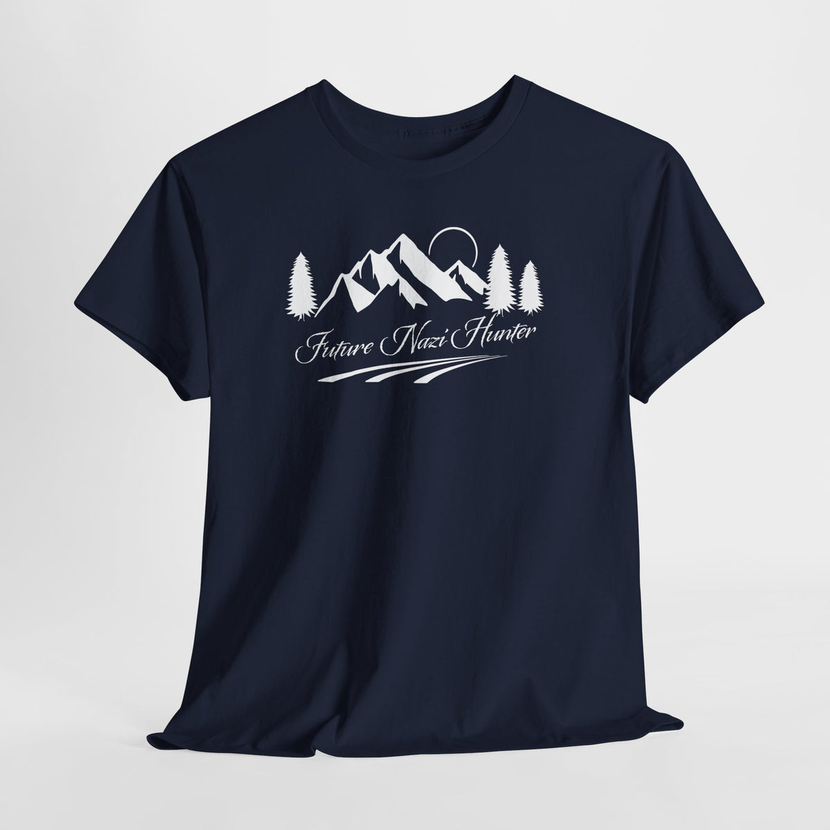 Future Nazi Hunter Graphic Tee Nature Vibes T‑Shirt — Scenic Mountain