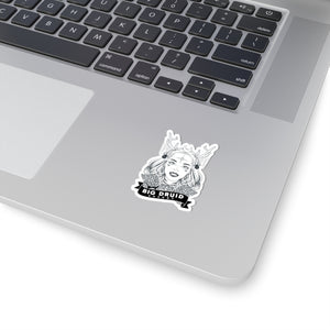 Big Druid Energy Kiss-Cut Sticker — Mystical Druidess Illustration Paper products - Gemmed Firefly