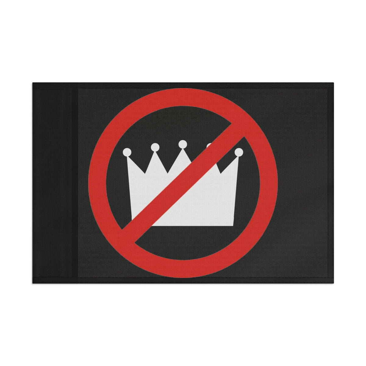 No Kings Flag Statement Banner, Unique Gift, Home or Office Wall Art, Political Statement Home Decor - Gemmed Firefly