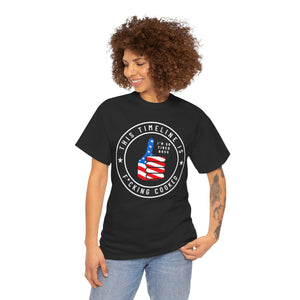 This Timeline is Cooked American Flag Thumbs Up T‑Shirt