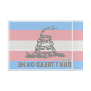 Transgender LGBTQ PRIDE Gadsden Flag Home Decor - Gemmed Firefly