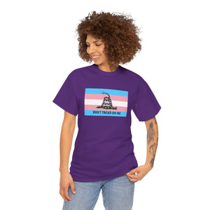 Trans Pride 'Don't Tread On Me' Tee — Transgender LGBTQ PRIDE Gadsden Flag T-Shirt