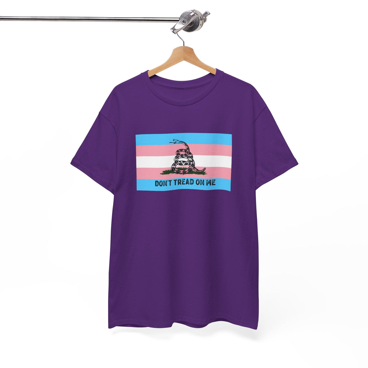 Trans Pride 'Don't Tread On Me' Tee — Transgender LGBTQ PRIDE Gadsden Flag T-Shirt