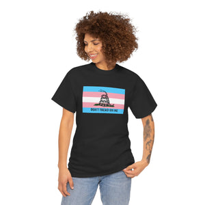Trans Pride 'Don't Tread On Me' Tee — Transgender LGBTQ PRIDE Gadsden Flag T-Shirt