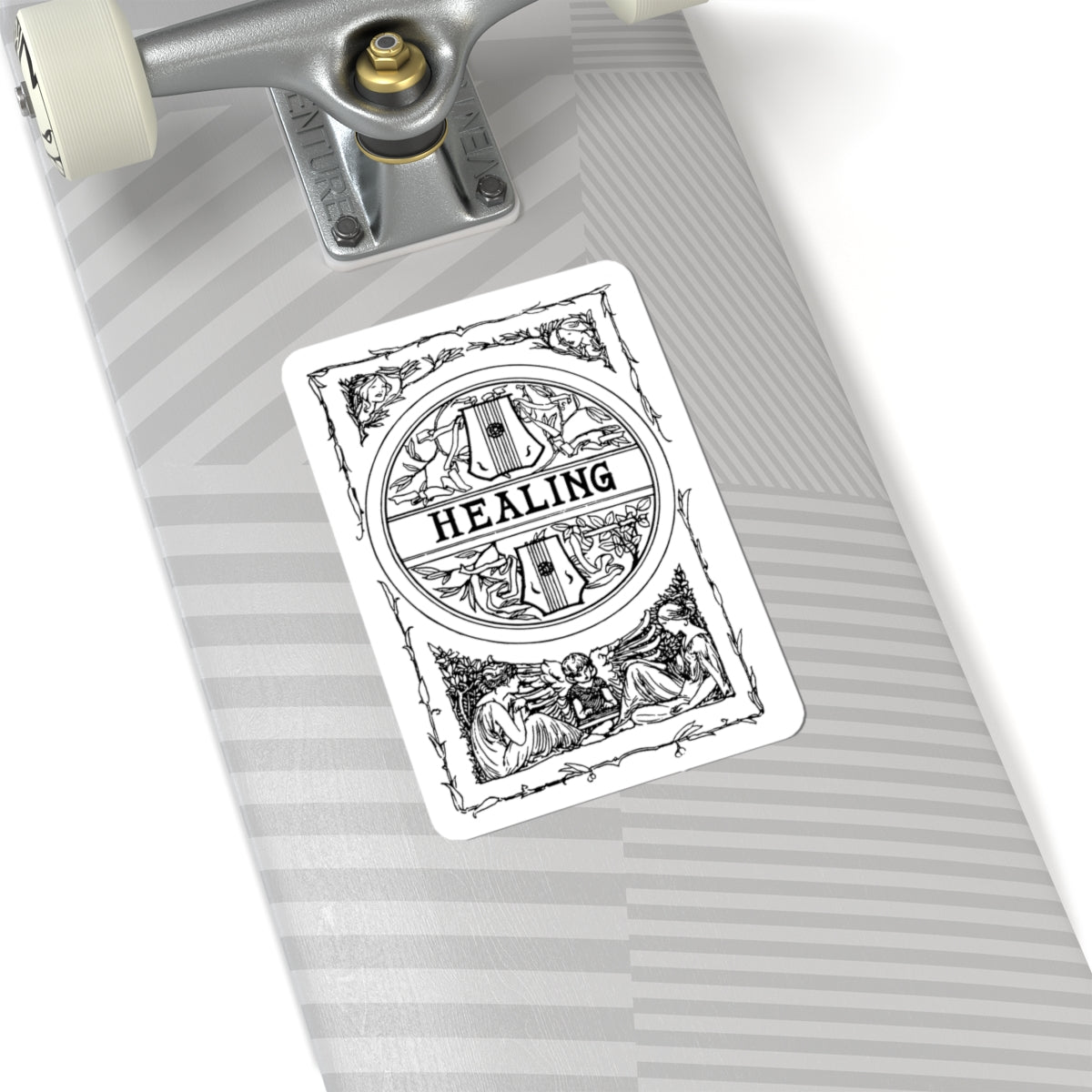 Healing Tarot Sticker — Vintage Occult Kiss-Cut Decal Paper products - Gemmed Firefly