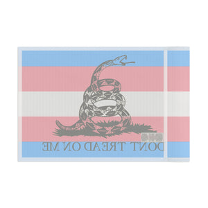 Transgender LGBTQ PRIDE Gadsden Flag Home Decor  - Gemmed Firefly