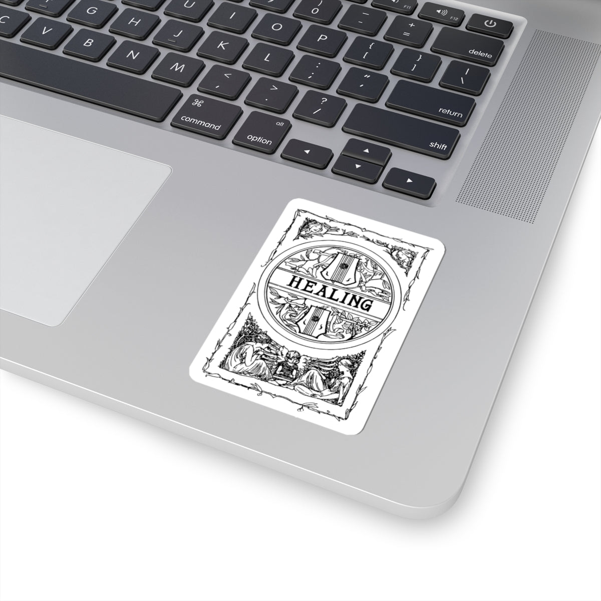 Healing Tarot Sticker — Vintage Occult Kiss-Cut Decal