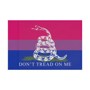 Bisexual PRIDE Gadsden Flag Home Decor  - Gemmed Firefly