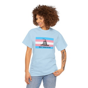 Trans Pride 'Don't Tread On Me' Tee — Transgender LGBTQ PRIDE Gadsden Flag T-Shirt
