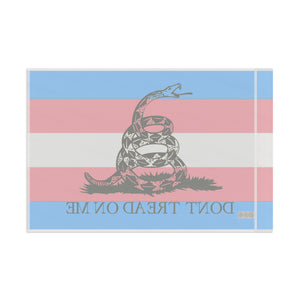 Transgender LGBTQ PRIDE Gadsden Flag Home Decor  - Gemmed Firefly