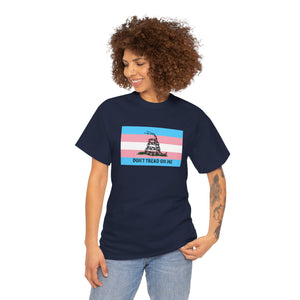 Trans Pride 'Don't Tread On Me' Tee — Transgender LGBTQ PRIDE Gadsden Flag T-Shirt