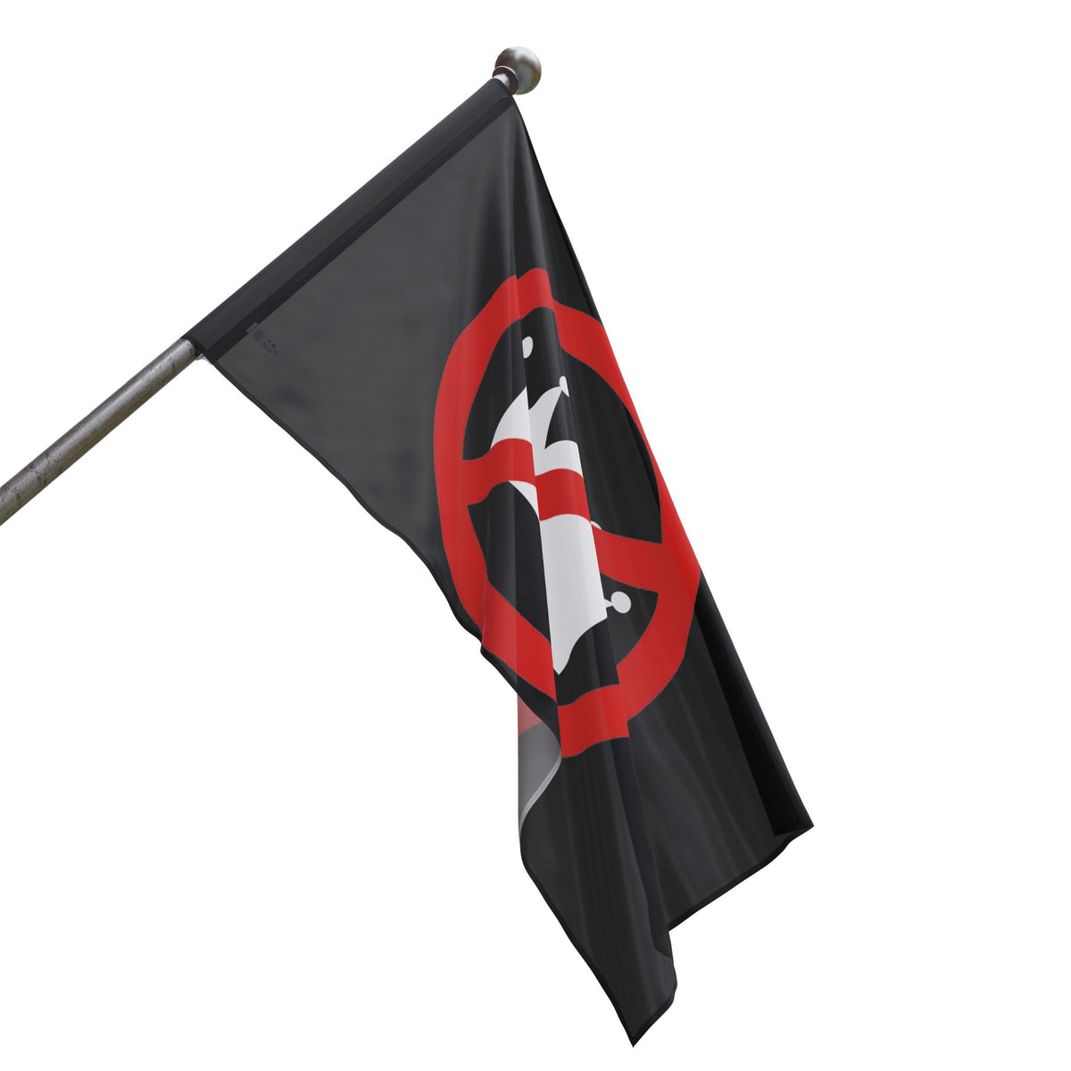 No Kings Flag Statement Banner, Unique Gift, Home or Office Wall Art, Political Statement Home Decor - Gemmed Firefly