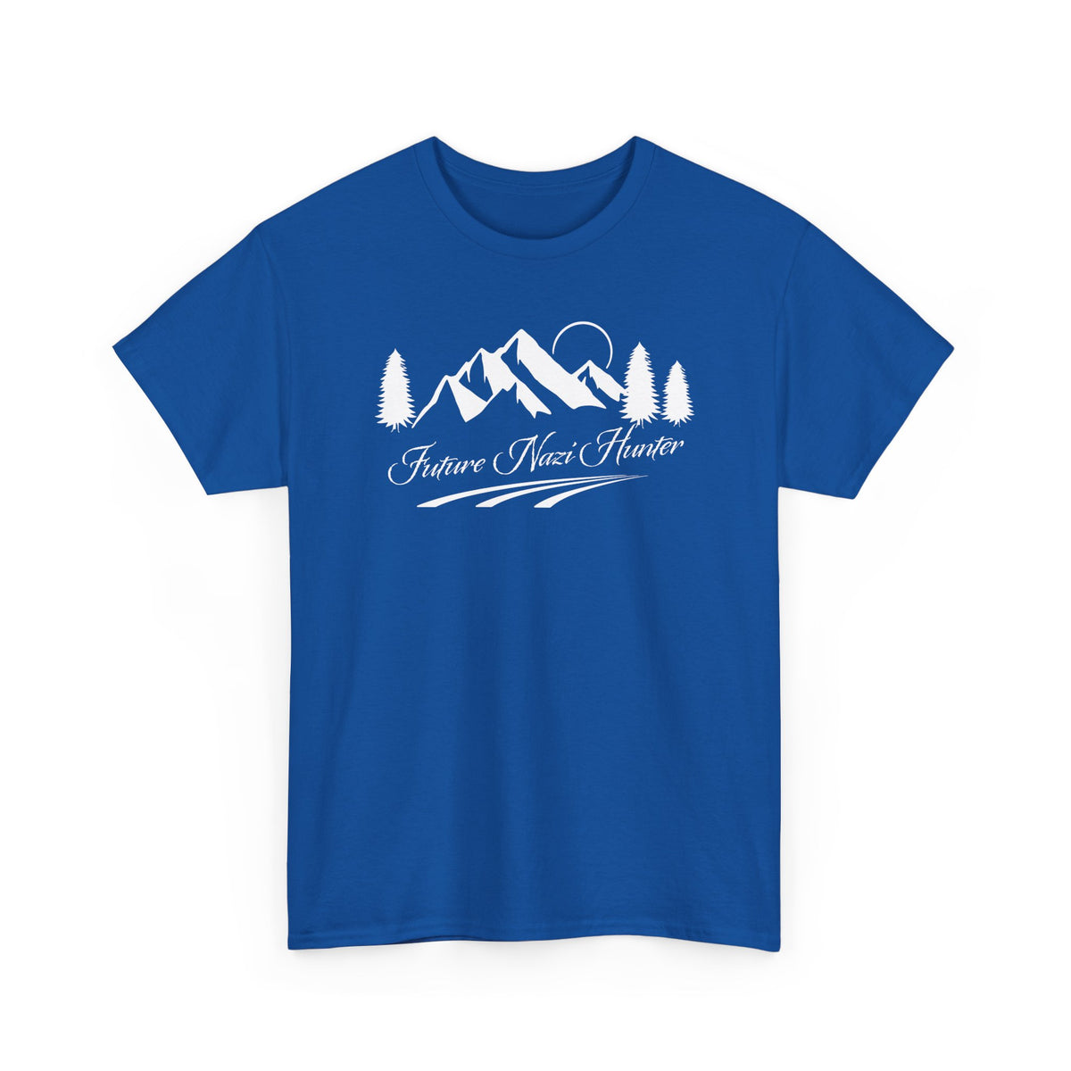 Future Nazi Hunter Graphic Tee Nature Vibes T‑Shirt — Scenic Mountain