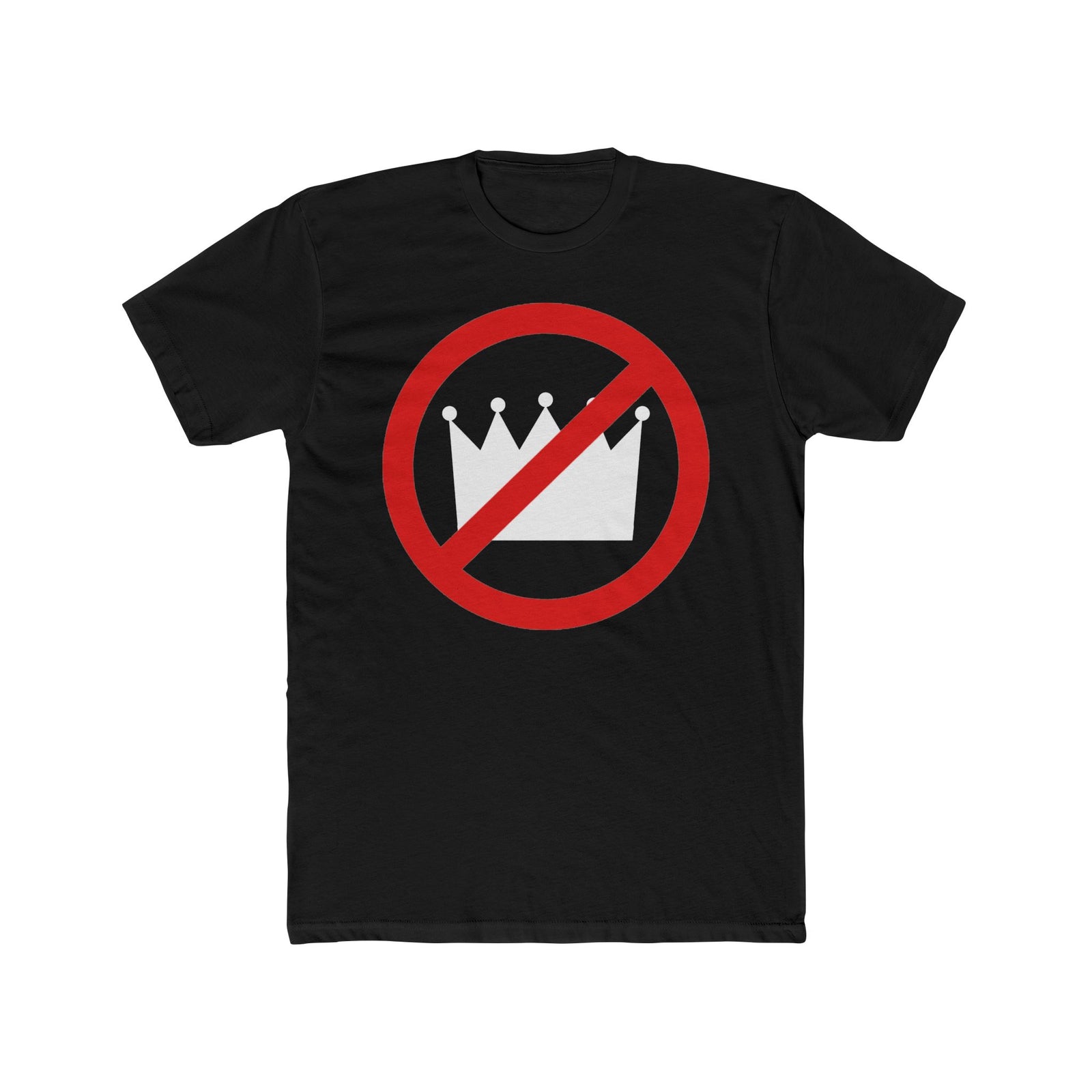No Kings Crew Tee - Unisex Casual Wear, Gift for Friends, Everyday Style T-Shirt - Gemmed Firefly